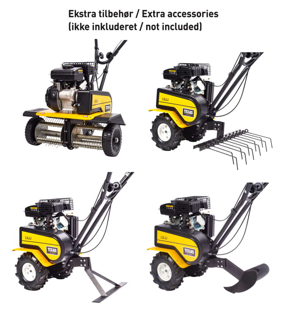 TEXAS Motorhacke Lilli 345TG Dual Shaft TEXAS Motorhacke Lilli 345TG Dual Shaft